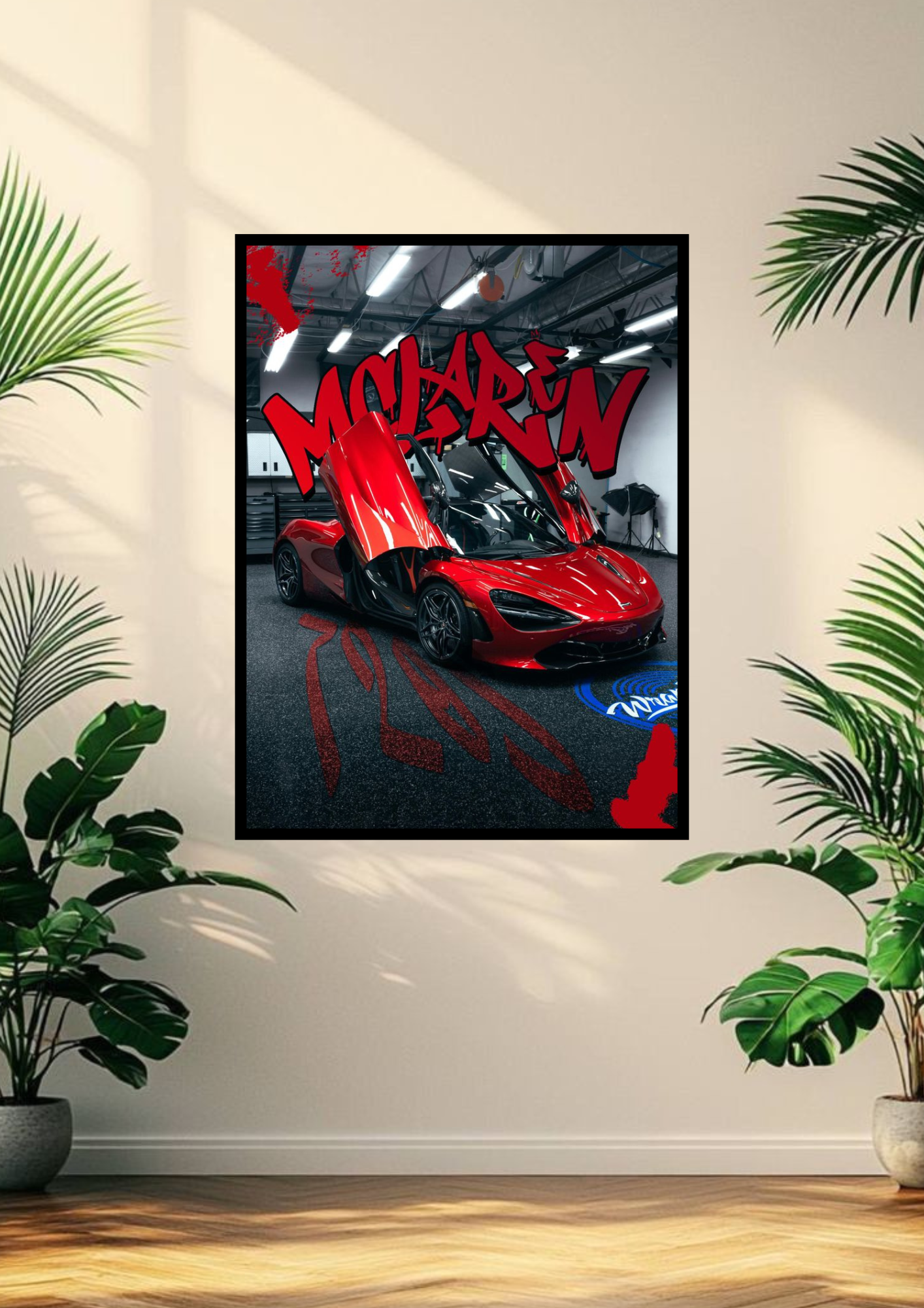 Mclaren  car poster