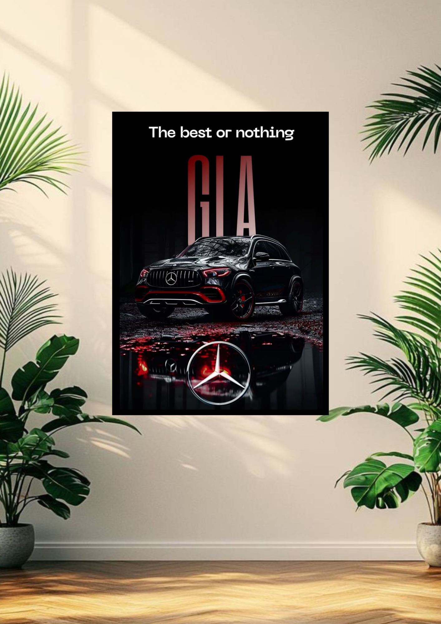 Mercedes GLA car poster